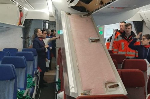 Təyyarədə bu hadisə dünyada ilk dəfə baş verir - FOTO