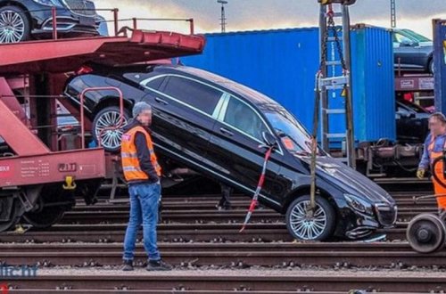 Dəmiryolunda 240 minlik “Maybach” oğurlamaq istədilər - FOTO