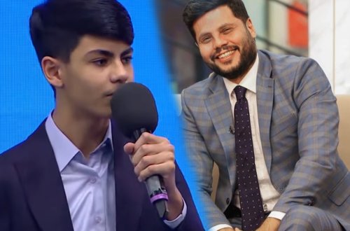 Zaur Kamalın oğlu canlı efirdə hər kəsi duyğulandırdı - VİDEO