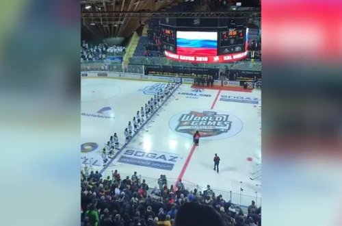 Rusiyanın “başıbəlalı” himni yenə səhv salındı - VİDEO