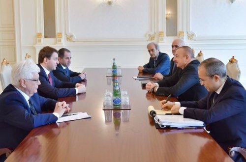 Prezident rusiyalı naziri qəbul etdi - FOTO