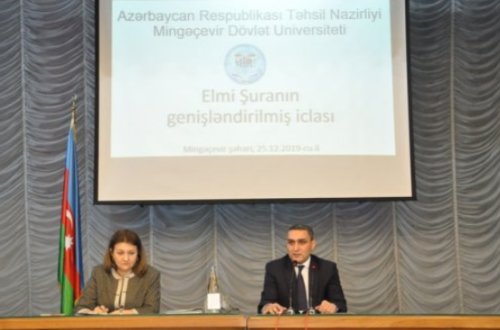 Mingəçevir Dövlət Universitetinin Elmi Şurasının növbəti iclası keçirilib