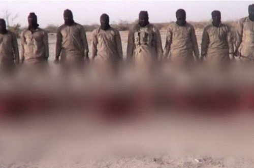 İŞİD terrorçuları 11 xristian girovu edam etdi - FOTO