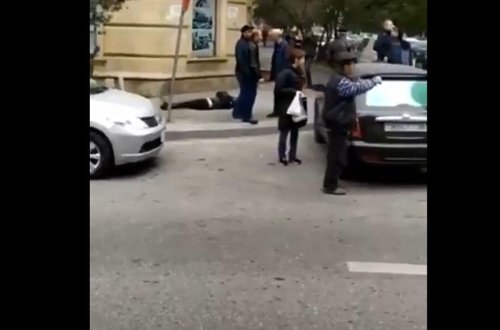 Bakıda dəhşətli hadisə - Gənc qız özünü binadan atdı - VİDEO