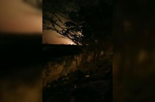 İranda Ukrayna təyyarəsinin vurulma görüntüləri - ANBAAN VİDEO