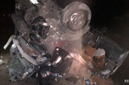 Тяжелая авария в Кюрдамире: есть пострадавшие