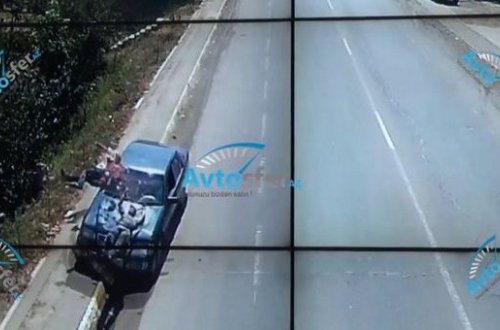 Azərbaycanda sükan arxasında yatan sürücü iki nəfəri vurdu: Biri öldü - ANBAAN VİDEO