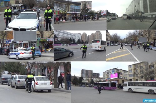 Yol polisi hərəkətin intensivliyini artırmaq üçün yenilik etdi - VİDEO