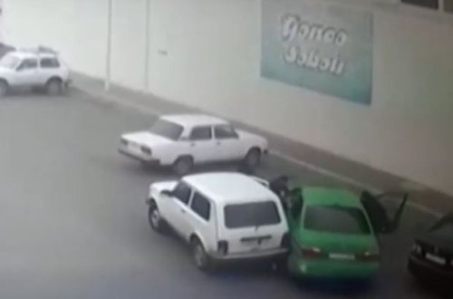 Gəncədə polisin yaralanması ilə nəticələnən əməliyyatın görüntüsü - ANBAAN VİDEO