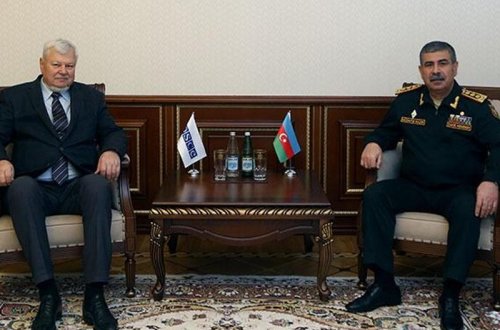 Zakir Həsənov Anjey Kaspşiklə Dağlıq Qarabağ münaqişəsini müzakirə edib