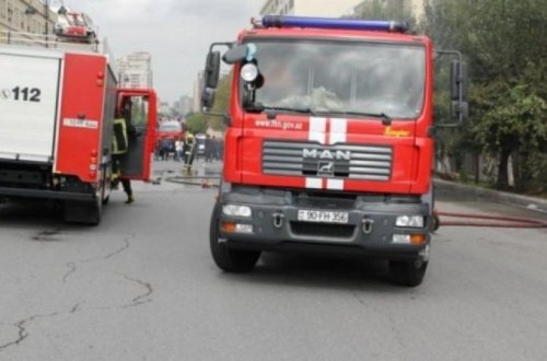 В Огузе сгорело здание муниципалитета