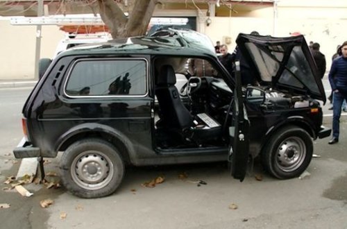 Gəncədə ölən 16 yaşlı oğlanın “avtoşluq” görüntüləri - VİDEO