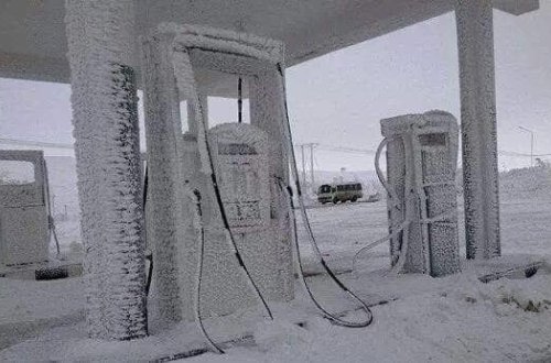 Məkkə ağ örpəyə büründü - FOTO/VİDEO