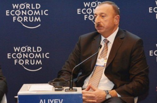 İlham Əliyevin Davosdakı çıxışı Türkiyə telekanalında - VİDEO