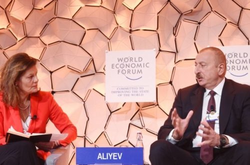 “Birinci növbədə kimə zəng edərsiniz?” – İlham Əliyevin Davosda möhtəşəm CAVABI