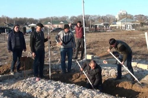 İmişlidə kimliyi dəqiqləşdirilən şəhidin nəşi məzardan çıxarıldı - VİDEO