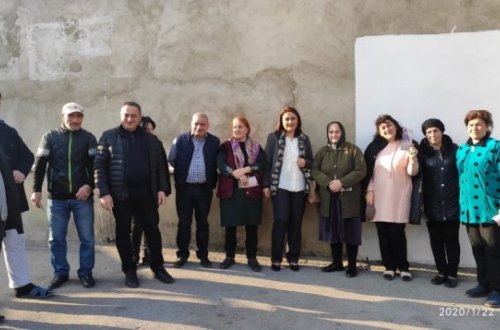 Günel Səfərova seçicilərlə görüşüb - FOTOLAR