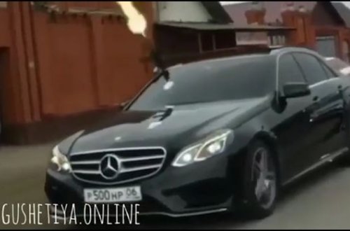 Toy kortejində silahdan atəş açıldı - VİDEO