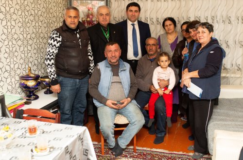 Müşfiq Cəfərov Şəhid ailəsini ziyarət edib