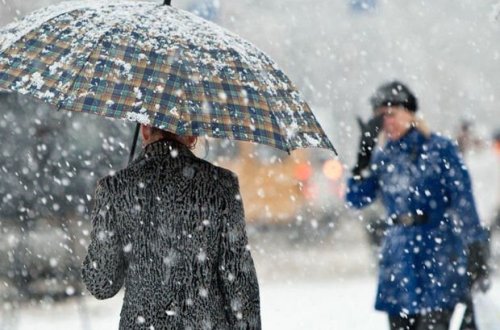 Qar yağıb, güclü külək əsib - FAKTİKİ HAVA