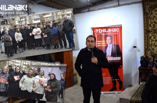 Deputatlığa namizəd Səbuhi Abbasovun əhali ilə növbəti izdihamlı görüşü keçirilib - VİDEO