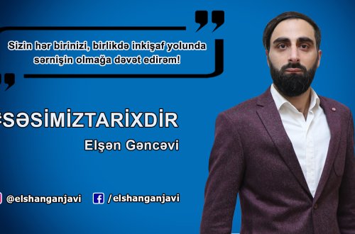 ELŞƏN GƏNCƏVİ SEÇİCİLƏRƏ MÜRACİƏT ETDİ
