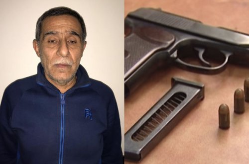 В Баку с оружием задержан бывший зэк - ФОТО