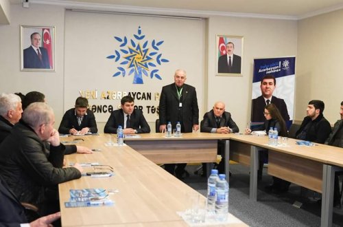 Deputatlığa namizəd Müşfiq Cəfərov Gəncə sahibkarları ilə görüşüb