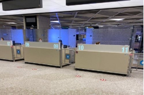 Bu gecə Pekindən Azərbaycana gələn sərnişinlər hava limanında koronavirusla bağlı yoxlanılıb - VİDEO