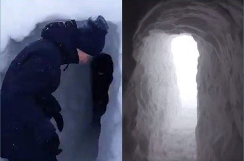Qaraja getmək üçün qarın altı ilə yeddi metrlik tunel qazdılar – VİDEO