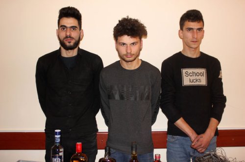 Qubada oğru gənclər tutuldu - FOTO