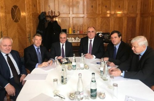 Azərbaycan və Ermənistan XİN başçıları arasında danışıqların növbəti mərhələsi başladı - FOTO