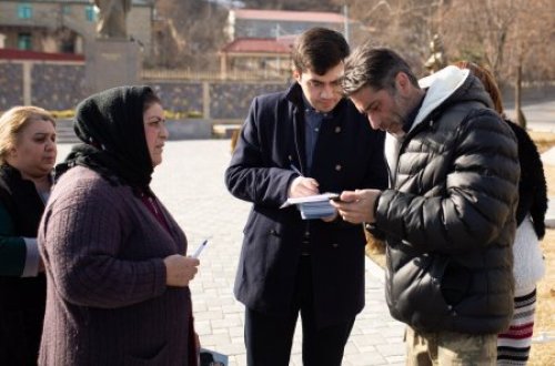 Hacıkənd Qəsəbəsinin sakinləri ilə Müşfiq Cəfərovun görüşü təşkil olundu