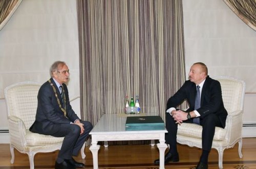 İlham Əliyev Polad Bülbüloğlunu qəbul etdi - FOTO