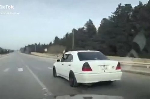 Автохулиганы попали на камеру - ВИДЕО