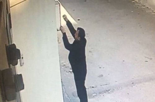 Bakıda sayğac oğrusu kameraya düşdü - VİDEO