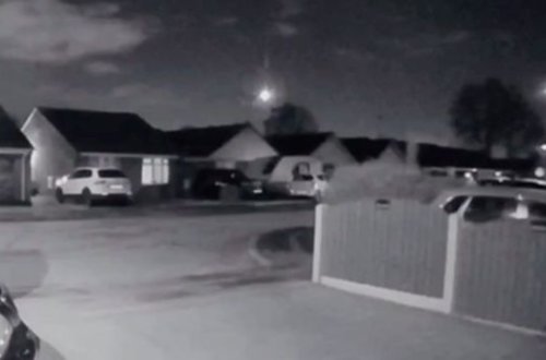 Naməlum səma cismi sakinləri qorxuya saldı - VİDEO