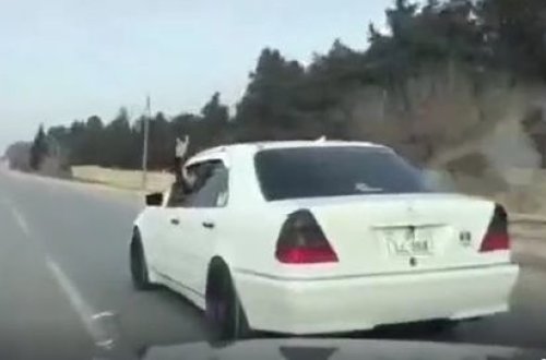 Дорожная полиция расследует факт автохулиганства в Мехдиабаде