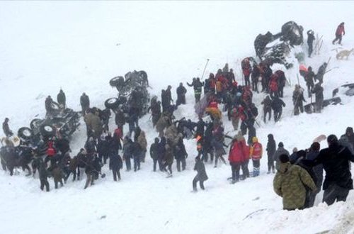 Türkiyədə qar uçqununda ölənlərin sayı 38-ə çatdı
