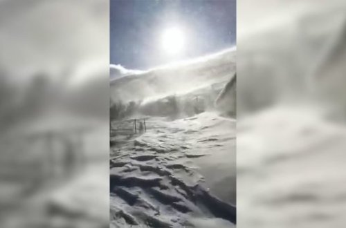 Lerik ağ örpəyə büründü - VİDEO