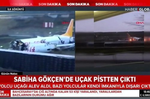 Возросло число пострадавших в результате жесткой посадки самолета в Стамбуле – ОБНОВЛЕНО + ФОТО/ВИДЕО