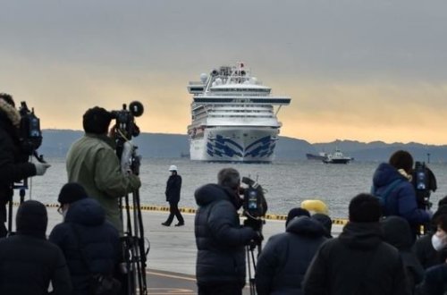 Karantinə alınmış kruiz gəmisində koronavirusa yoluxanların sayı 60-ı keçdi
