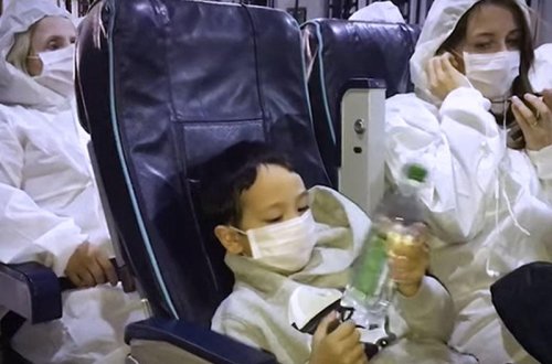 Azərbaycanlılar Çindən belə təxliyyə edilibmiş - Əməliyyatın VİDEOsu