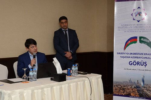 Fuad Muradov Ər-Riyadda yaşayan azərbaycanlılarla görüşdü - Fotolar