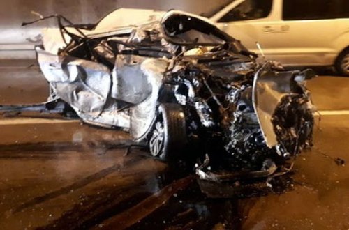 Tuneldə dəhşətli qəza - ANBAAN VİDEO