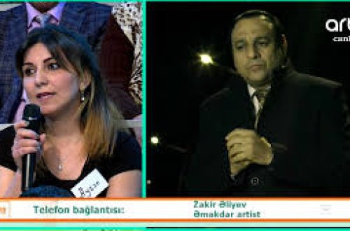 Əməkdar artist canlı EFİRDƏ hirsləndi: 