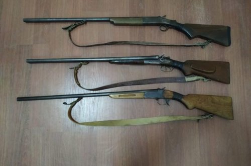 В Исмаиллы полиция изъяла незаконно хранящееся оружие - ФОТО