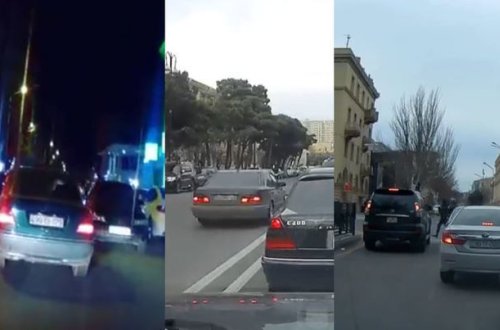 Водители-нарушители ПДД в Баку - ВИДЕО