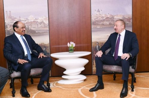 Prezident Küveytin Baş naziri ilə görüşdü - YENİLƏNİB + FOTO