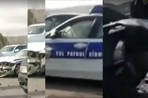 YPX avtomobili “Mercedes”ə çırpıldı - VİDEO